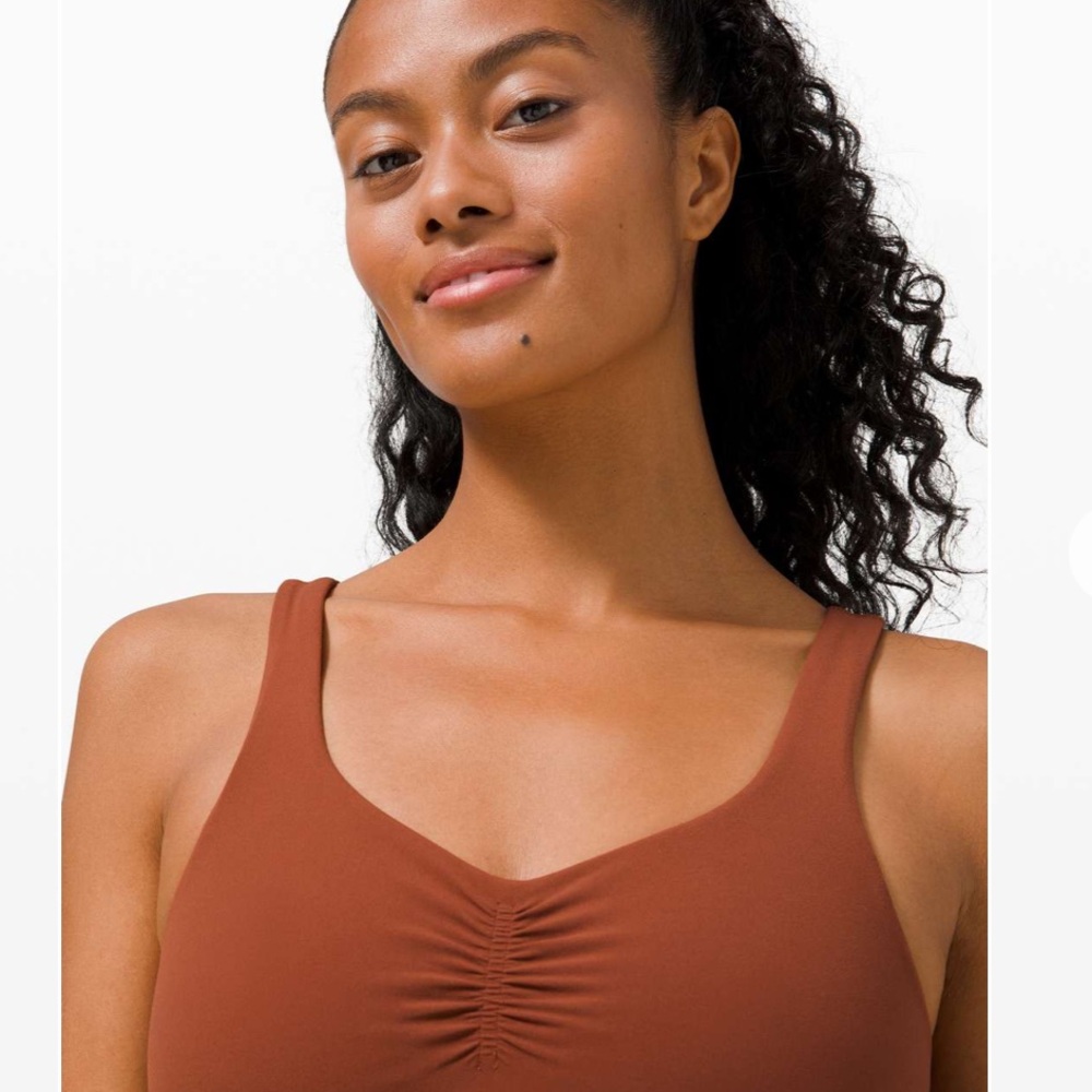 lululemon align tank - gathered front dark terracotta - Picture 11 of 11